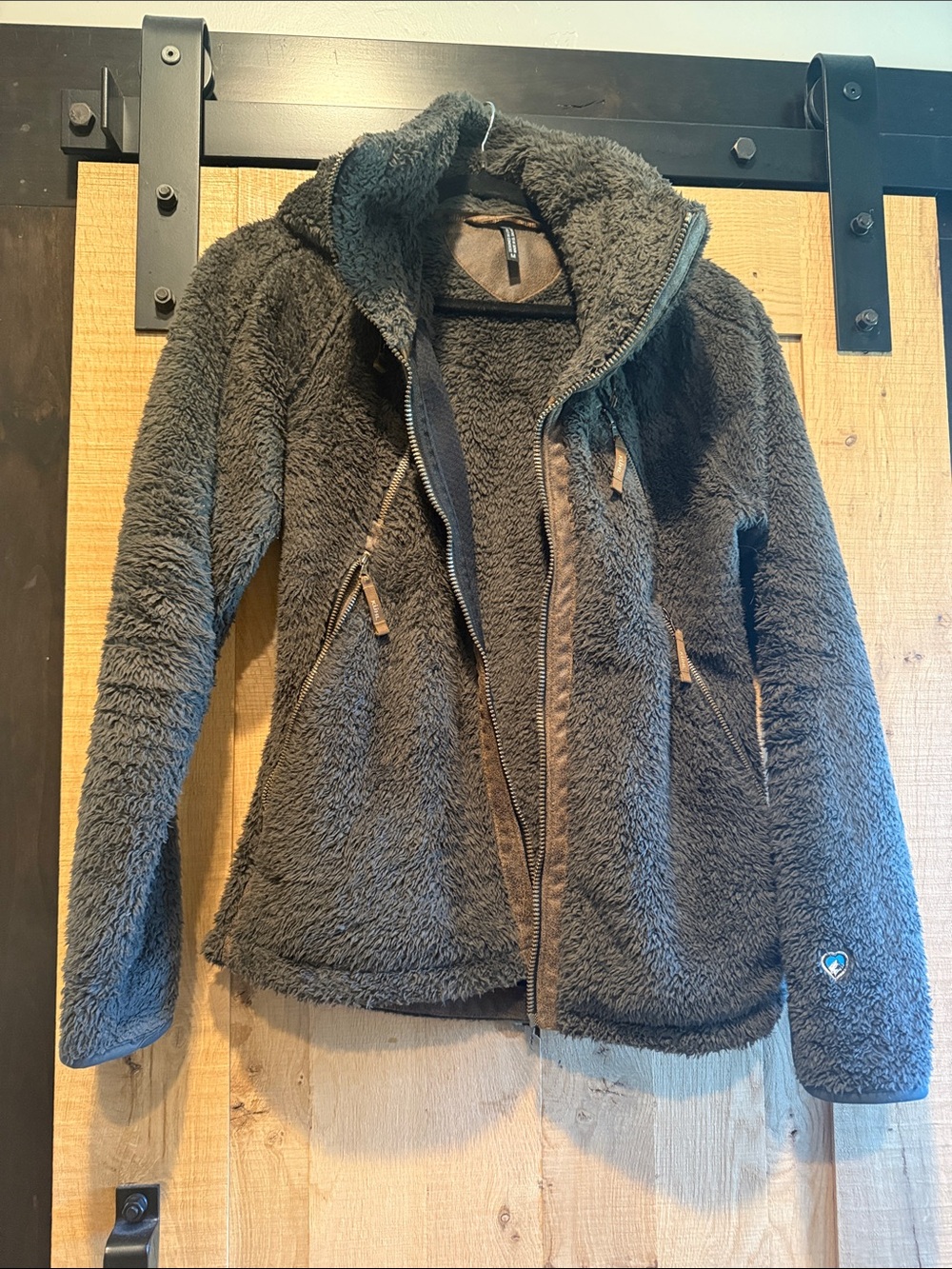 Cozy Plush Fleece Jacket - Brown